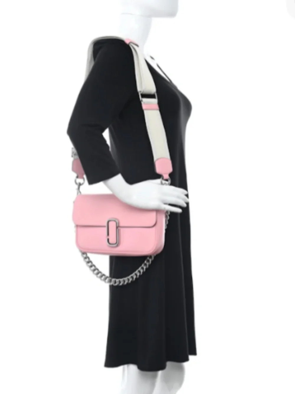Marc Jacobs J Bag In Quartz Pink